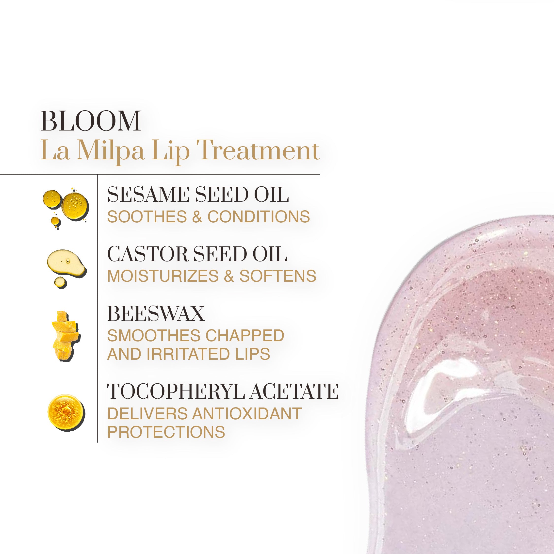 MIAGE BLOOM La Milpa Lip Gloss